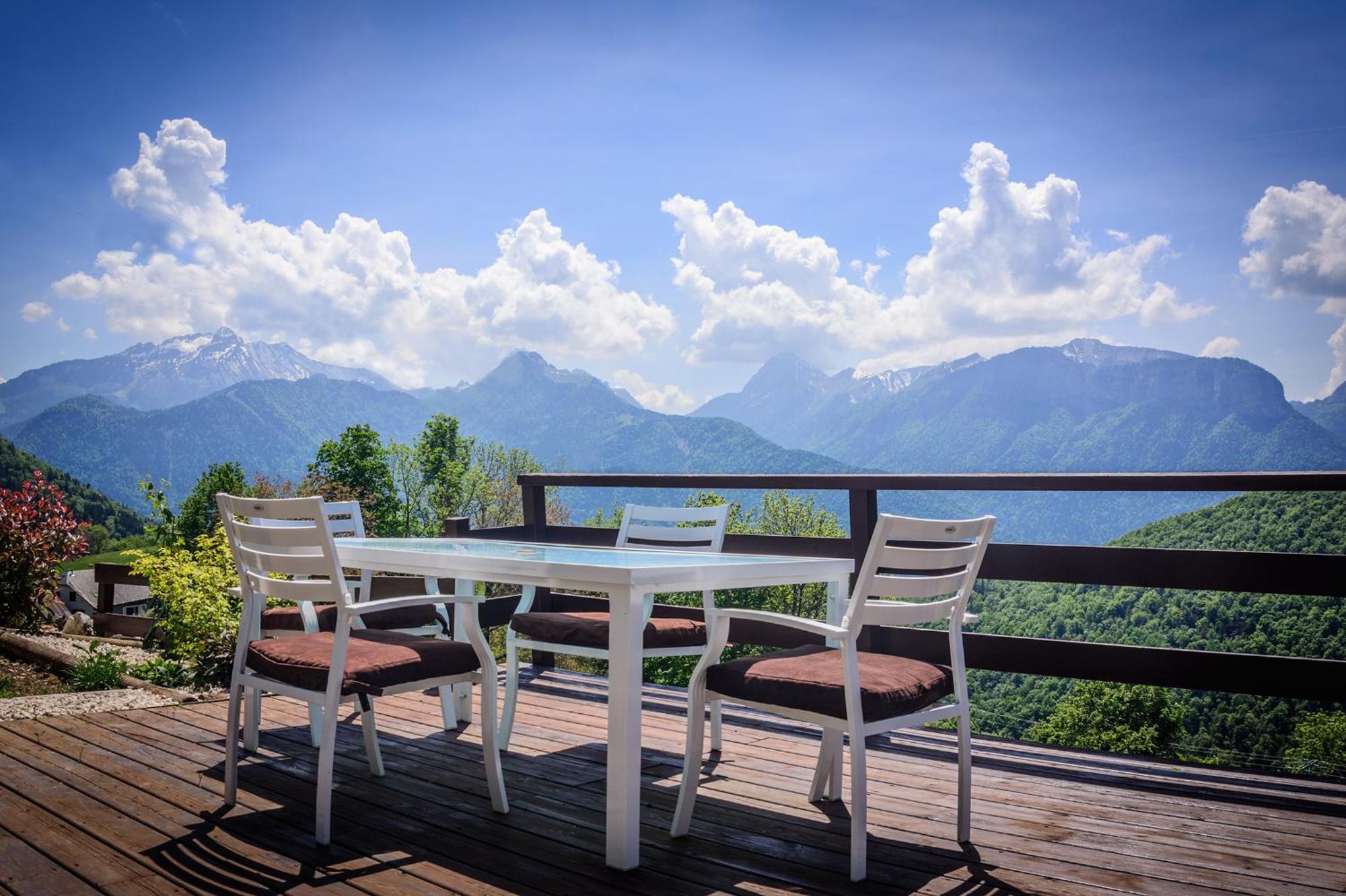 In The Heart Of Nature With An Unique View Plan Montmin Extérieur photo